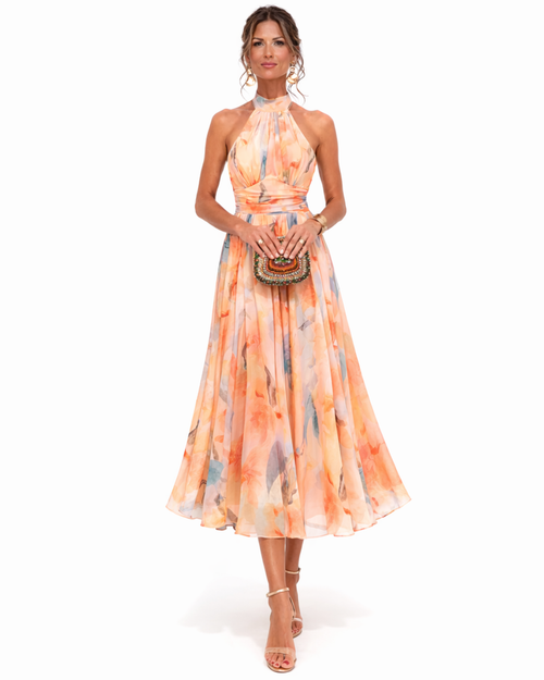 Belina | Abito Halter Fluttuante