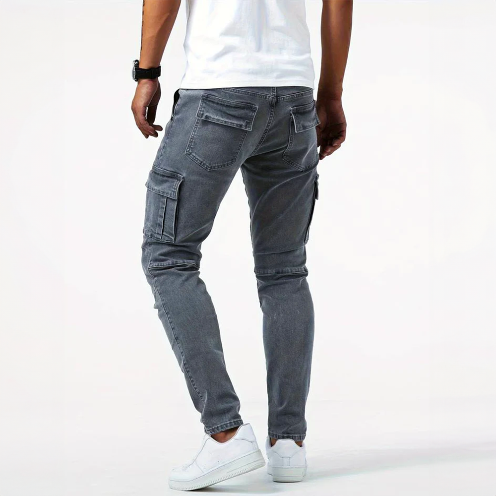 Gorvion | Pantaloni Cargo Denim