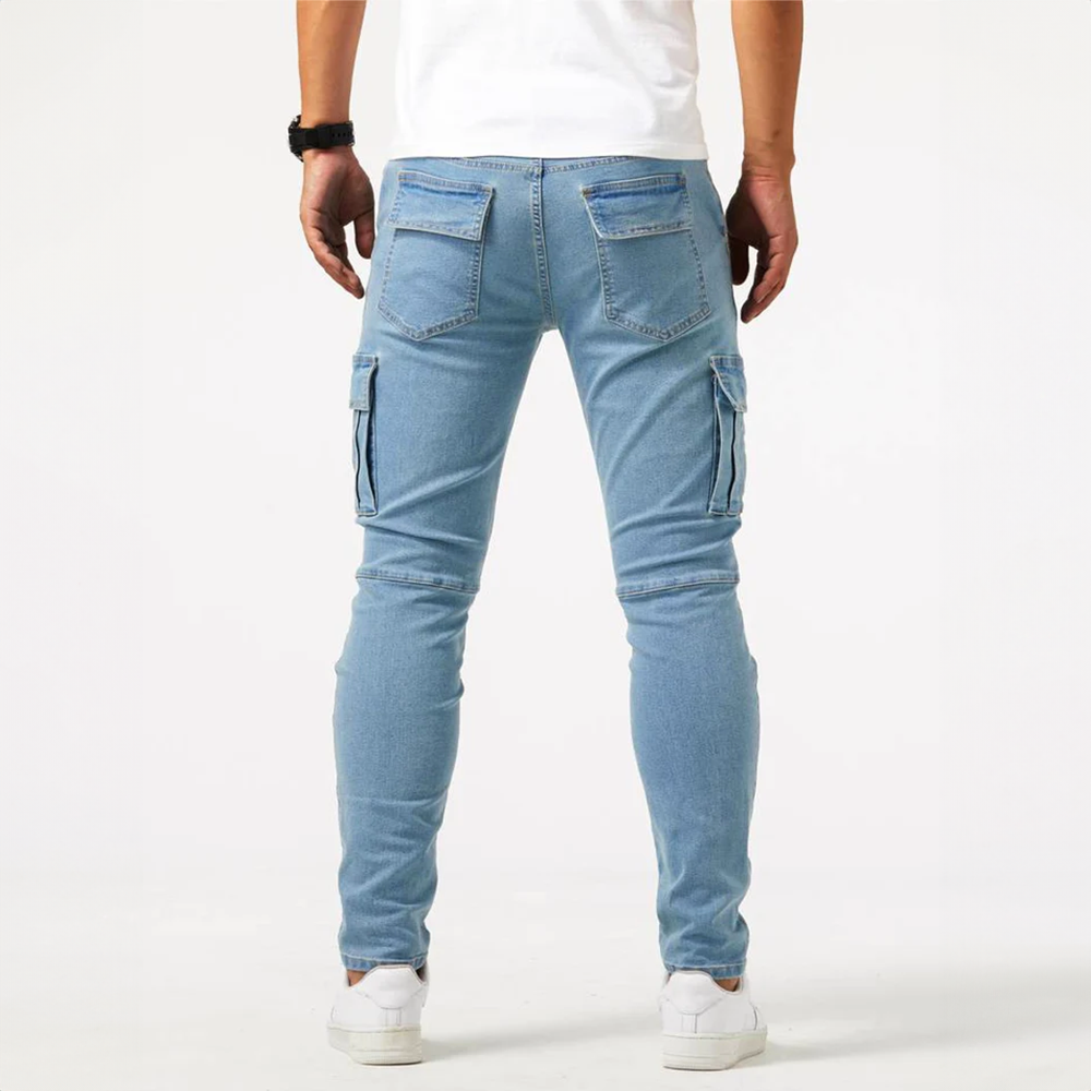 Gorvion | Pantaloni Cargo Denim