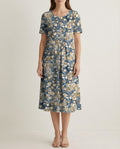 Bleu clair floral
