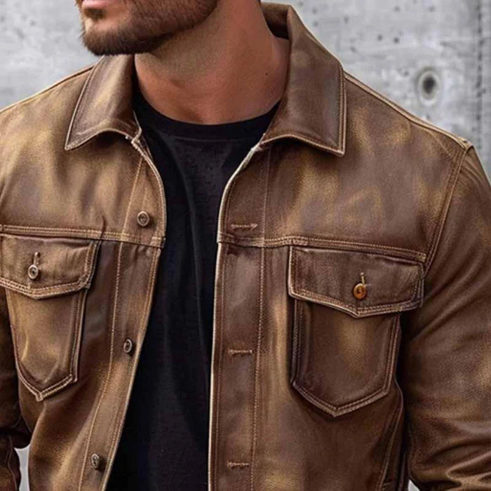 Elviro | Giacca di Pelle Moderna