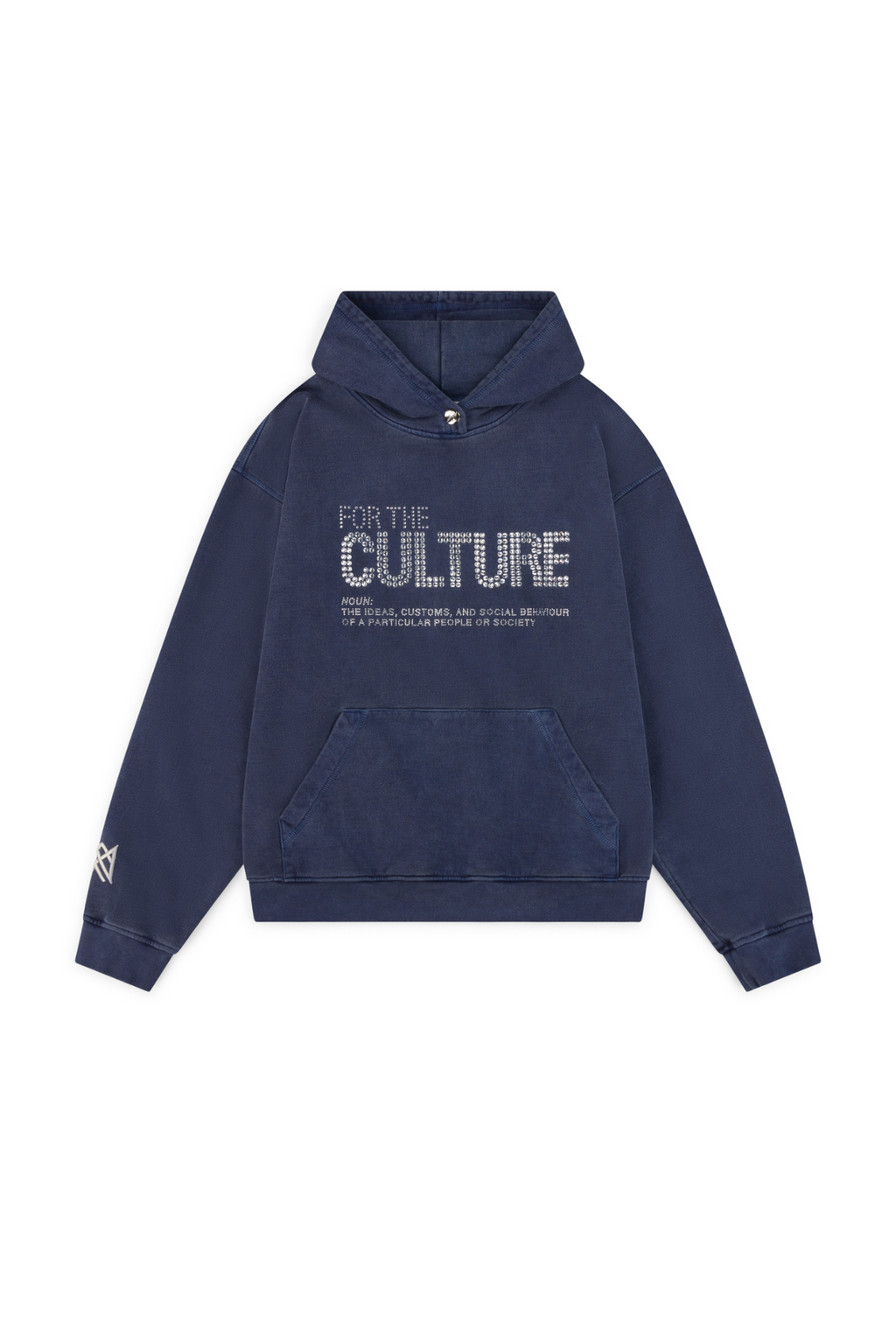 Zulvio | Hoodie Strass Blu