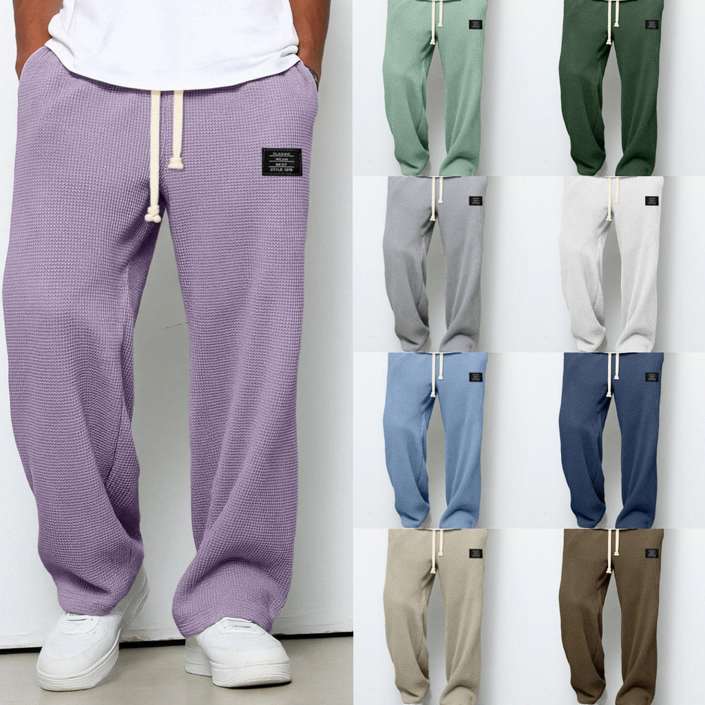 Gavort | Pantaloni Larghi Waffle