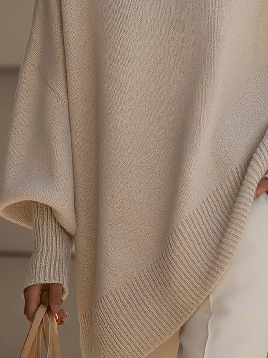 Lirena | Maglione Merino Asimmetrico
