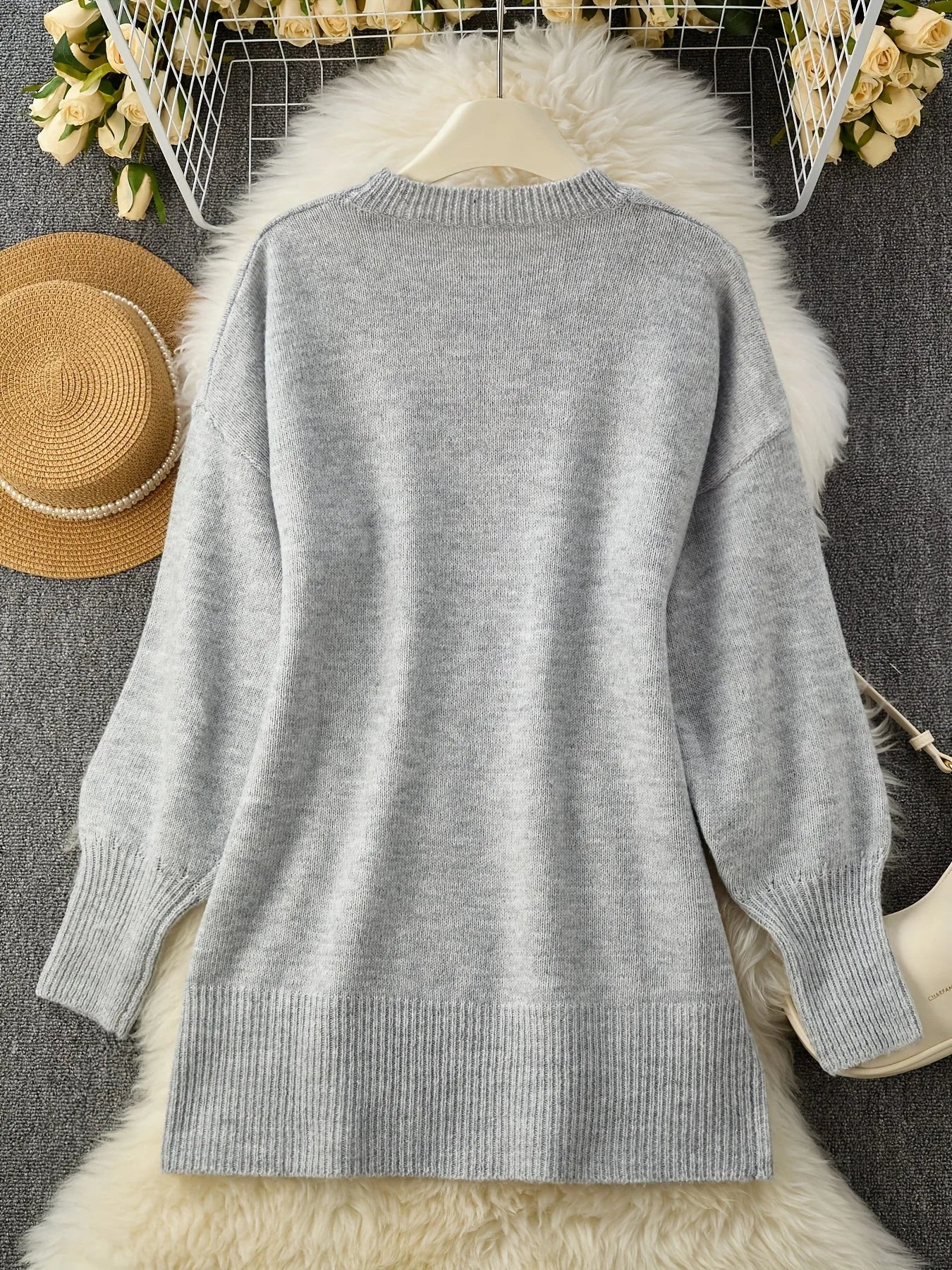 Lirena | Maglione Merino Asimmetrico