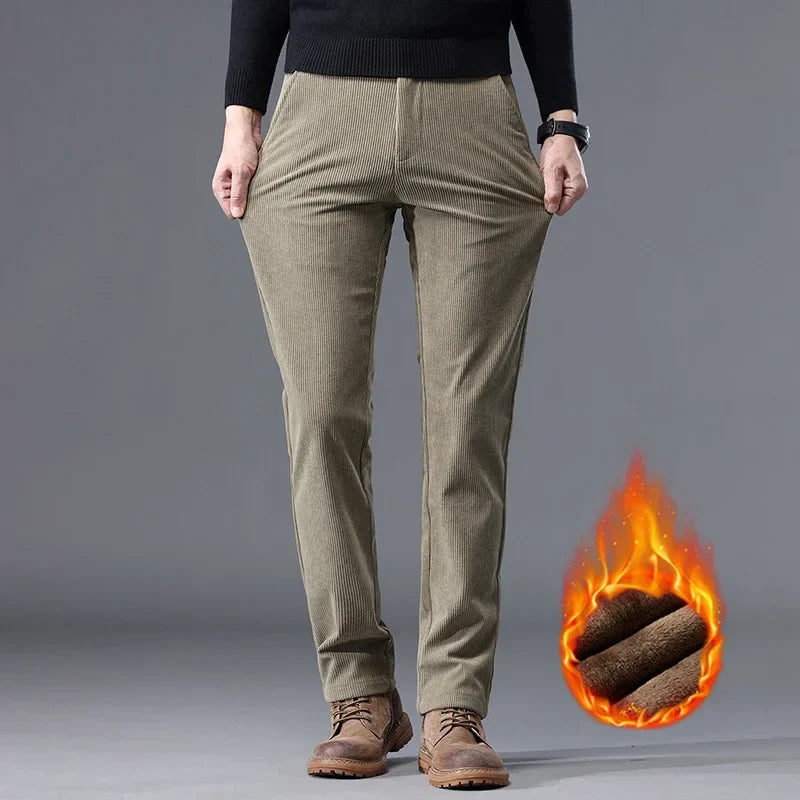 Marnov | Pantaloni Corduroy Foderati