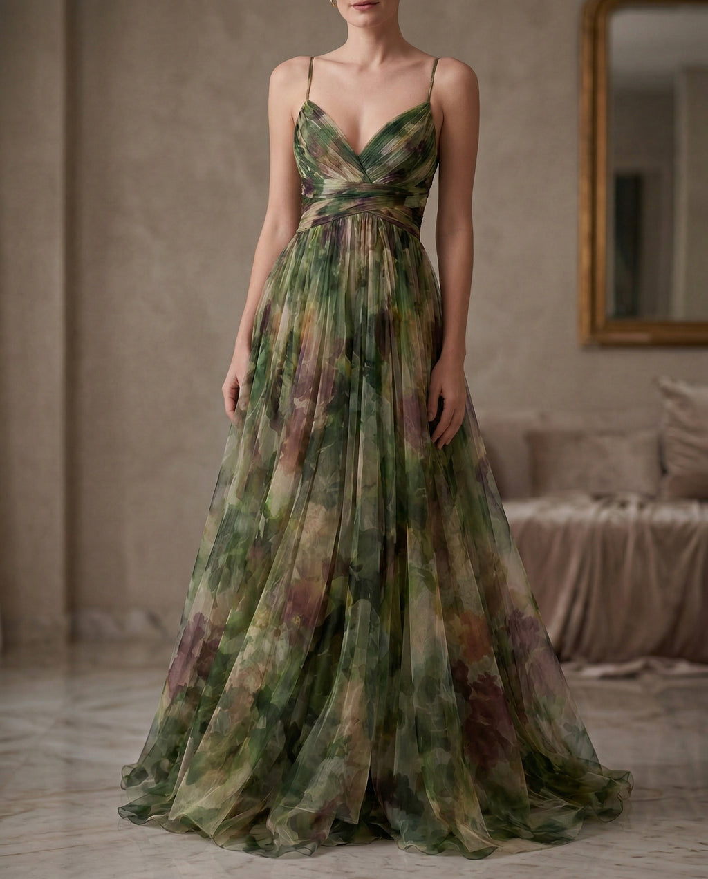 Lisora | Maxi-abito Chiffon Floreale