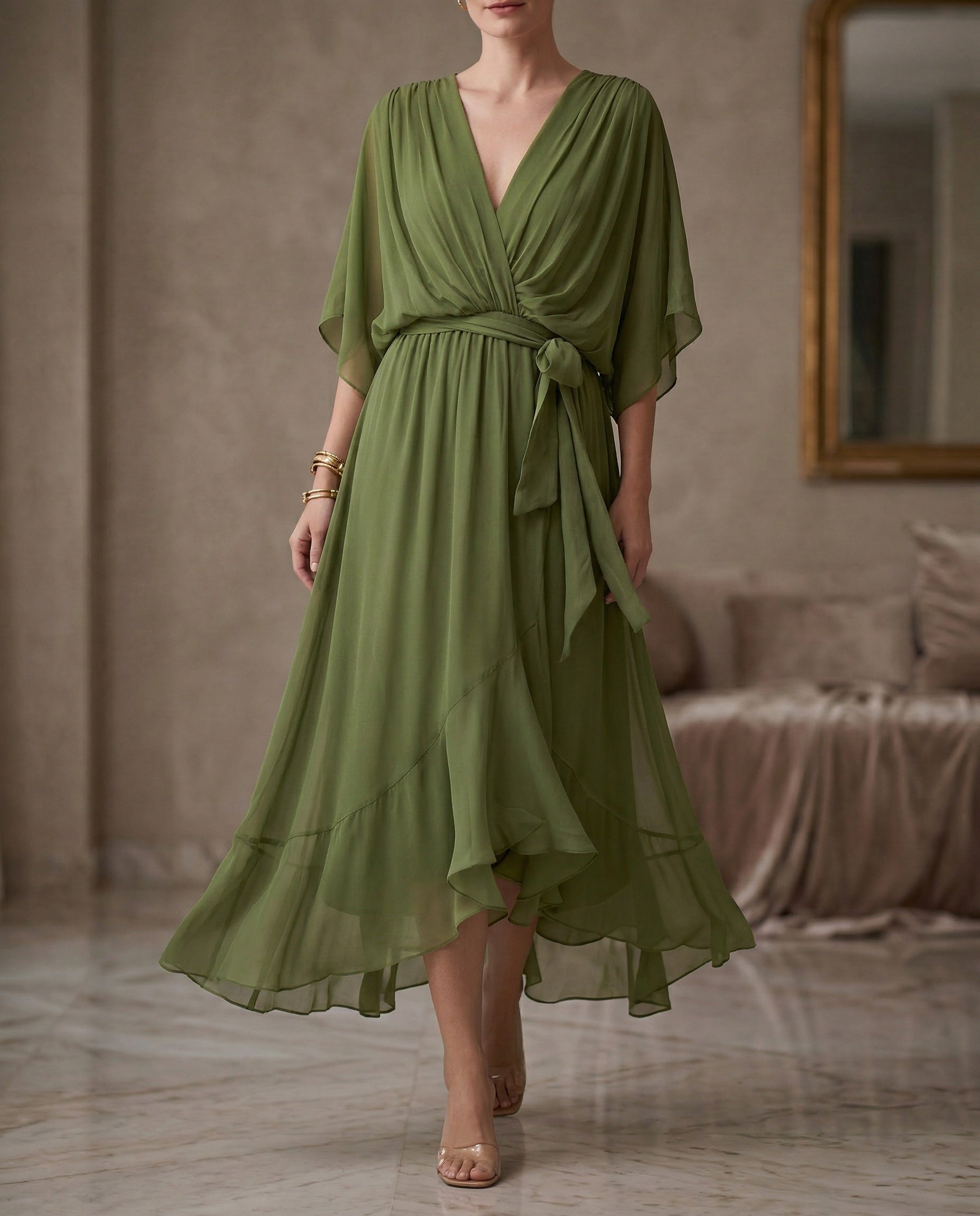 Serena | Vestito Chiffon Elegante