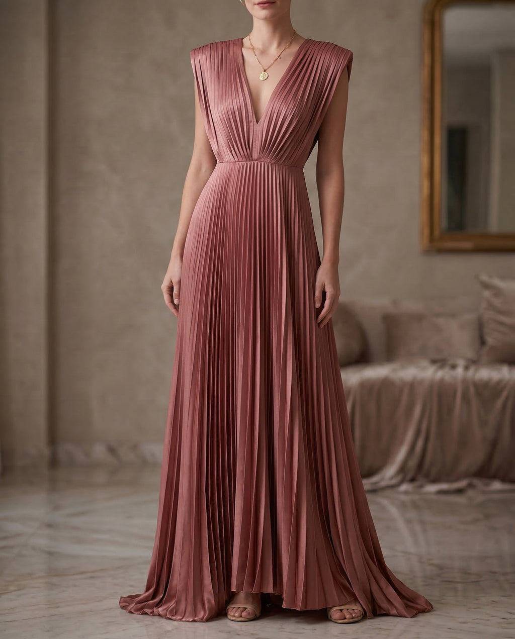 Ilvra | Abito Scollato Raffinato