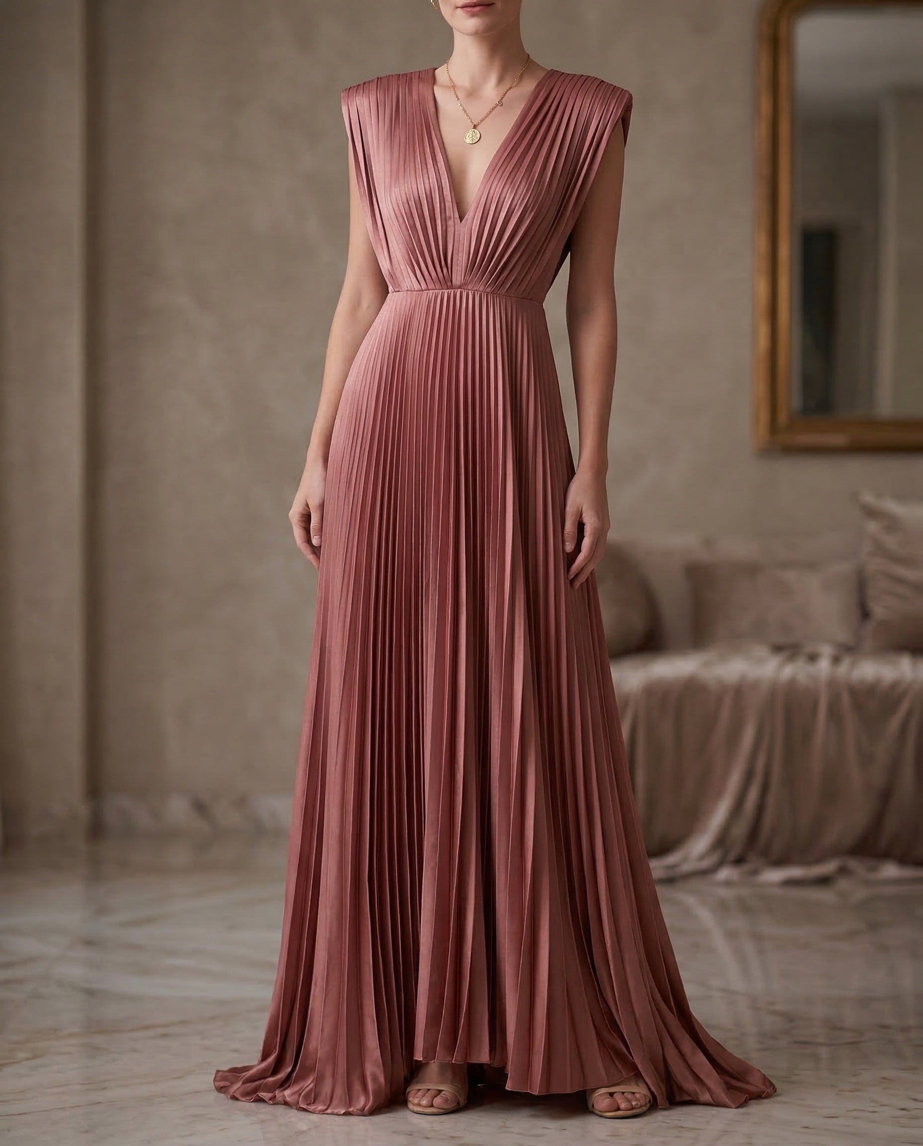 Ilvra | Abito Scollato Raffinato