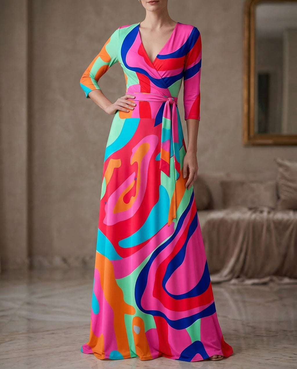 Sofina | Abito Fluido Elegante