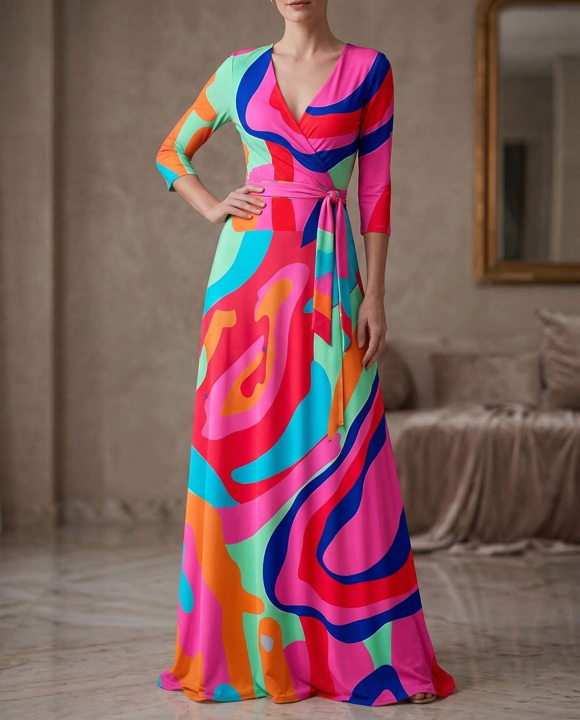 Sofina | Abito Fluido Elegante