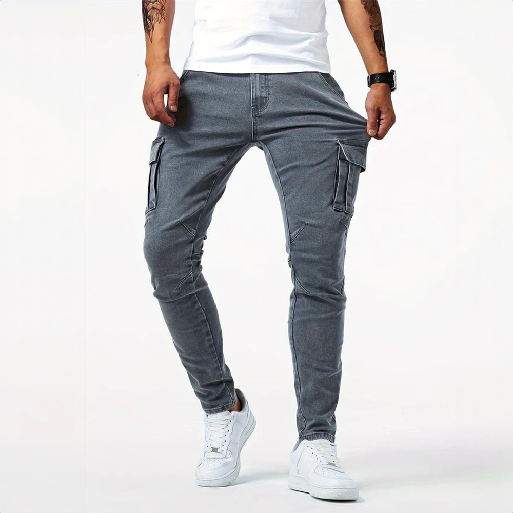 Gorvion | Pantaloni Cargo Denim