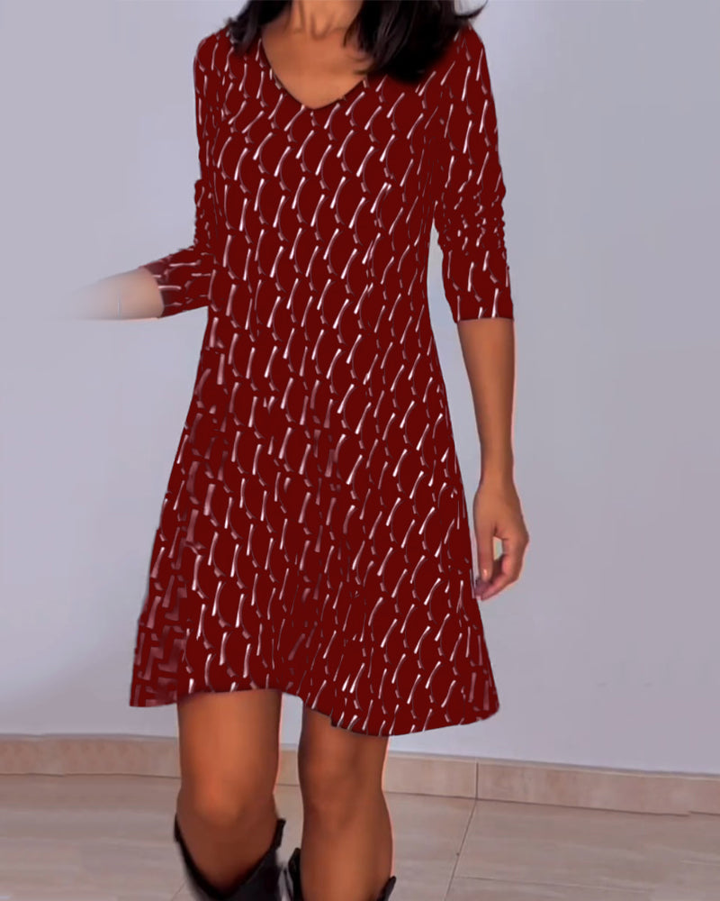 Gliera | Abito Geometrico Casual