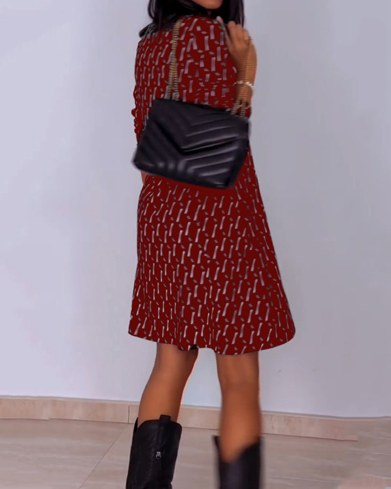 Gliera | Abito Geometrico Casual