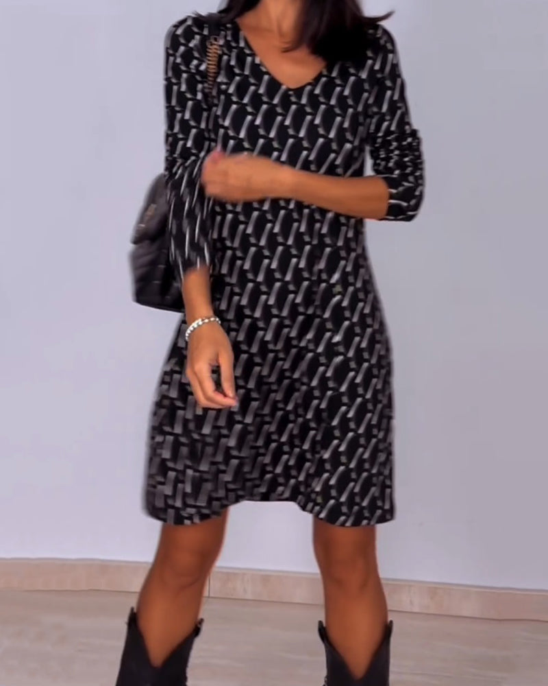 Gliera | Abito Geometrico Casual