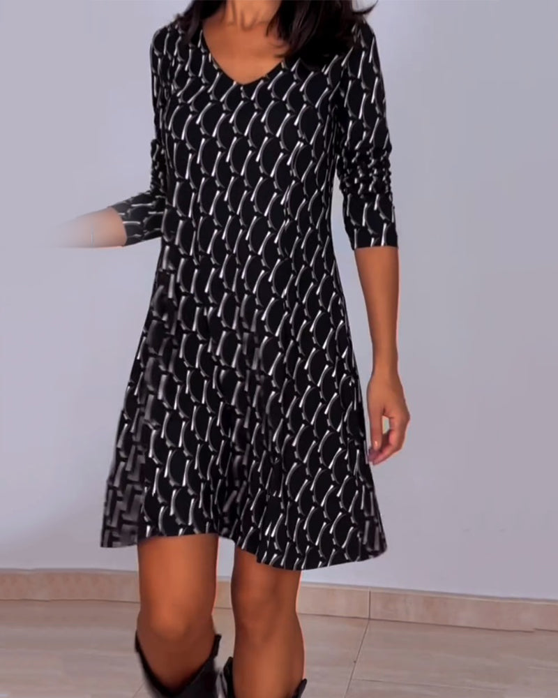 Gliera | Abito Geometrico Casual