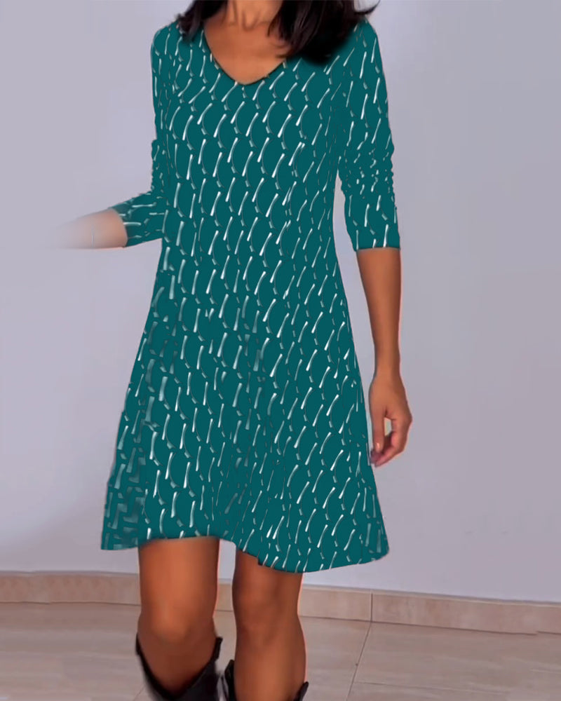 Gliera | Abito Geometrico Casual