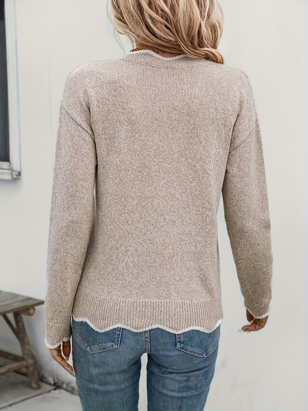 Olano | Maglione V Scallop