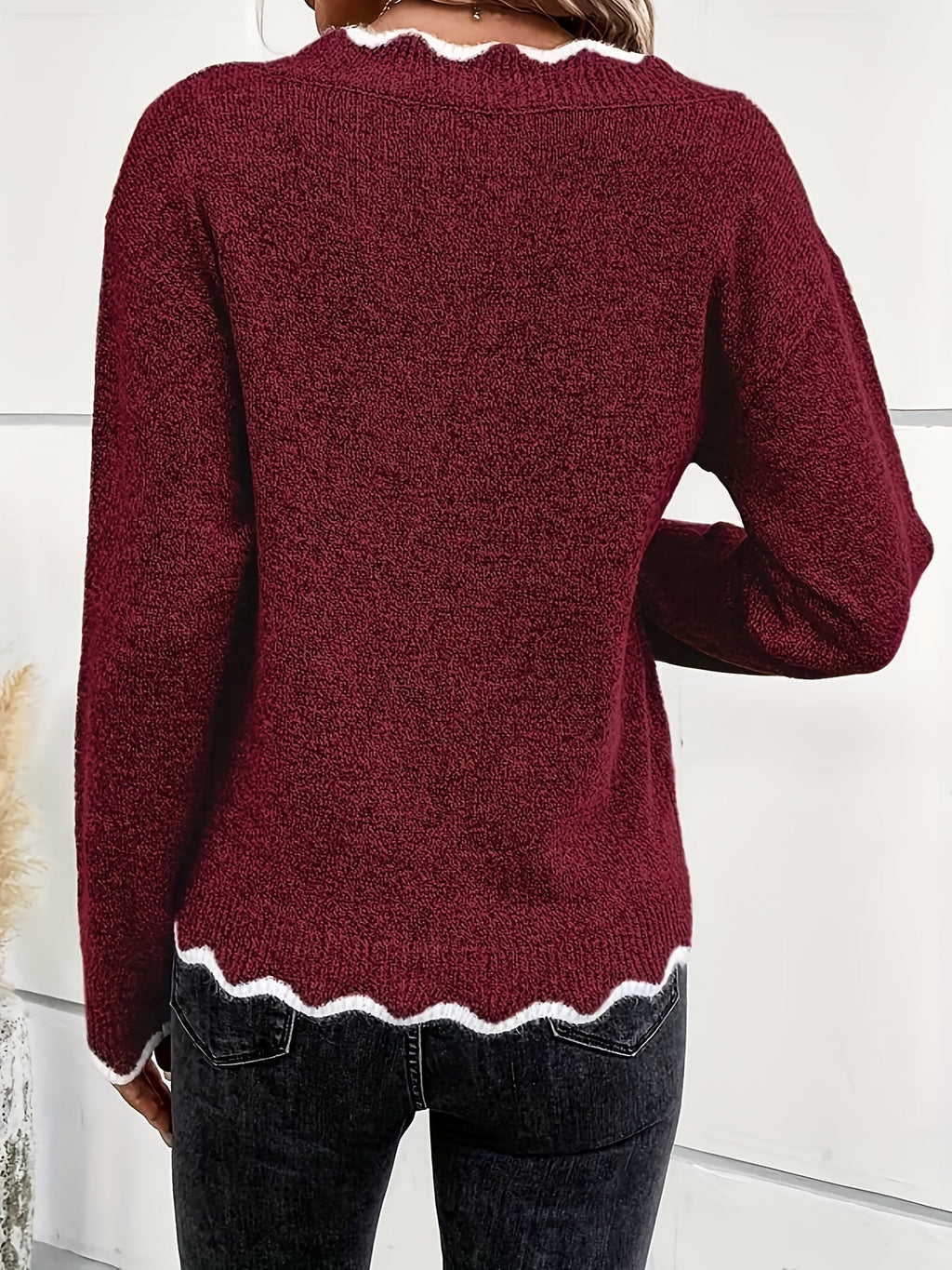 Olano | Maglione V Scallop