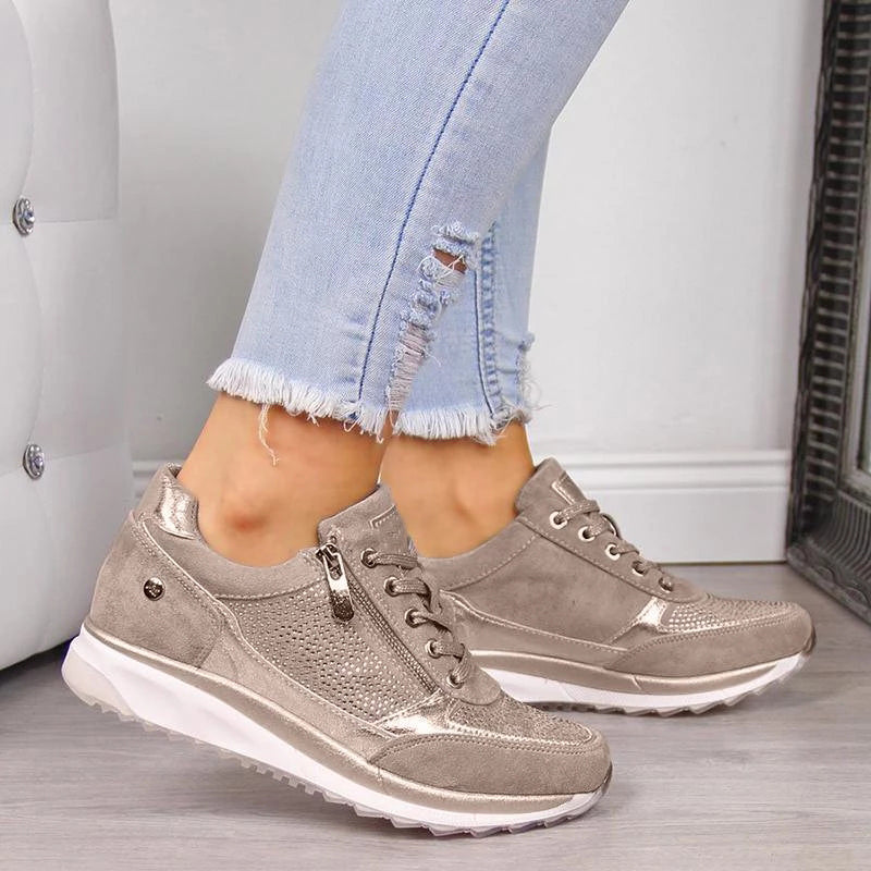 Sayla | Sneakers Zip Traspiranti