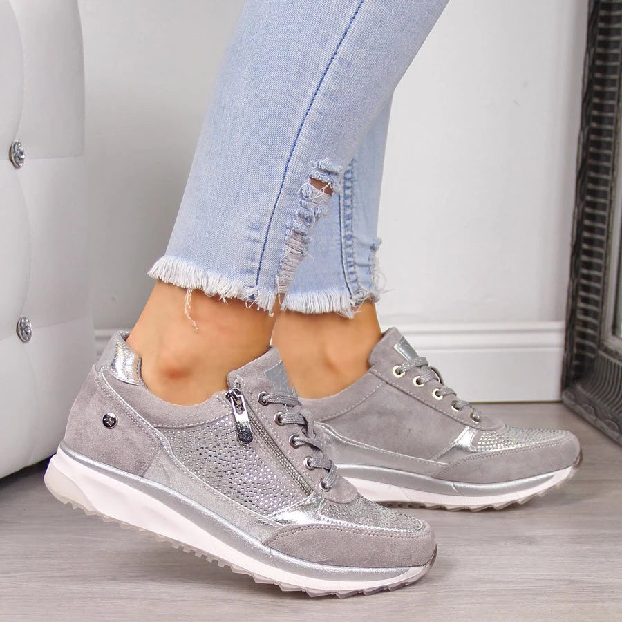 Sayla | Sneakers Zip Traspiranti