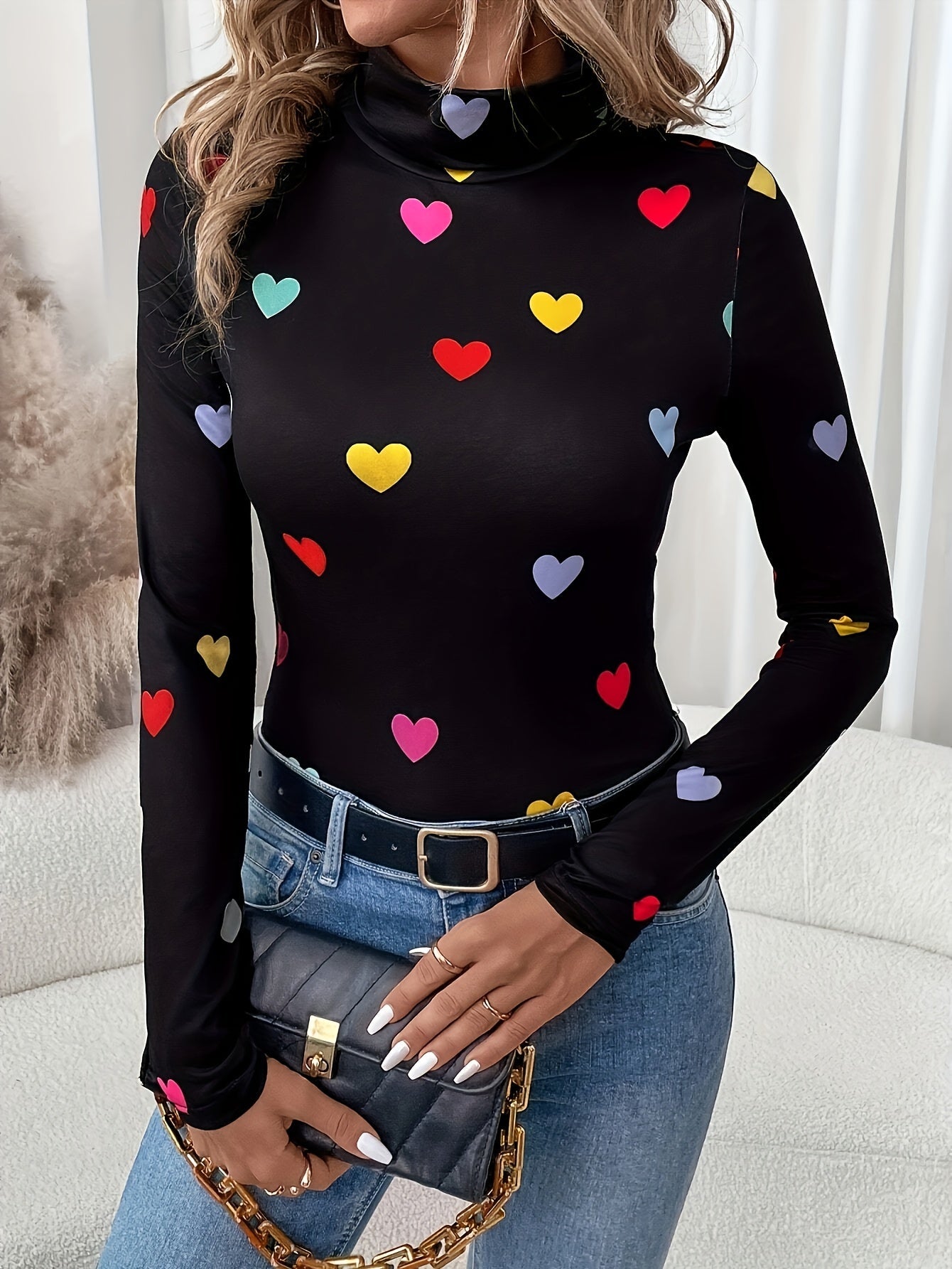 Miara | T-shirt Cuori Elegante