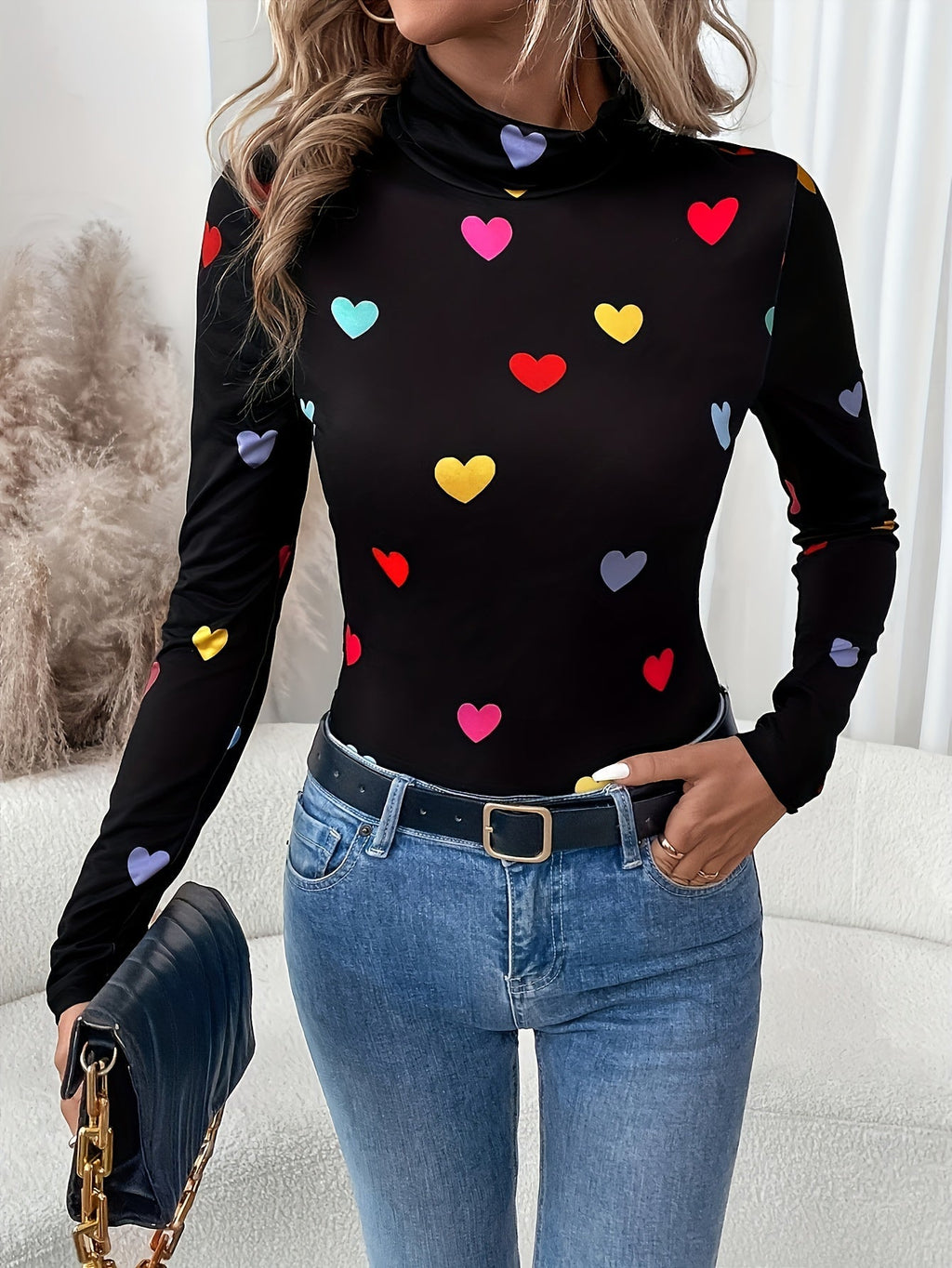 Miara | T-shirt Cuori Elegante