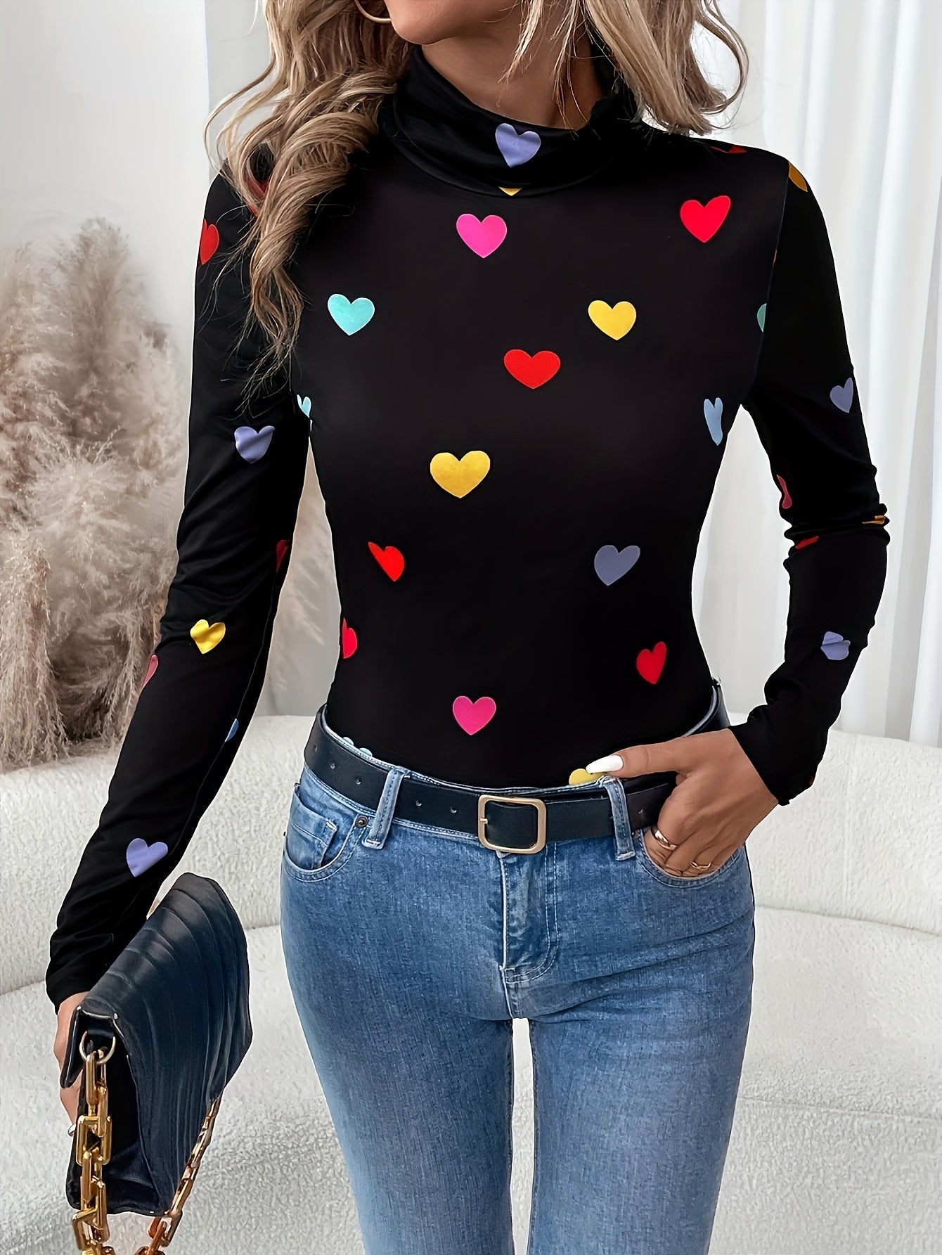 Miara | T-shirt Cuori Elegante