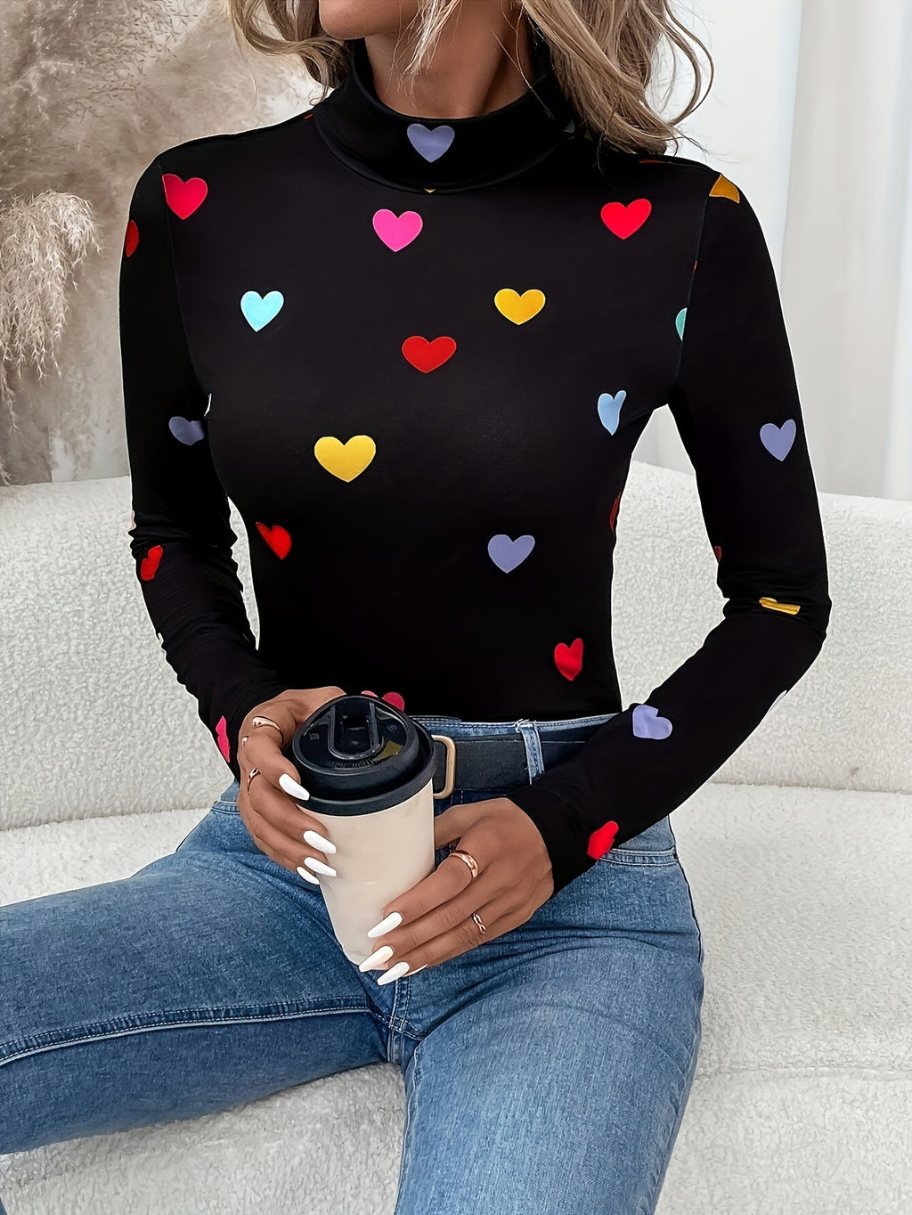 Miara | T-shirt Cuori Elegante