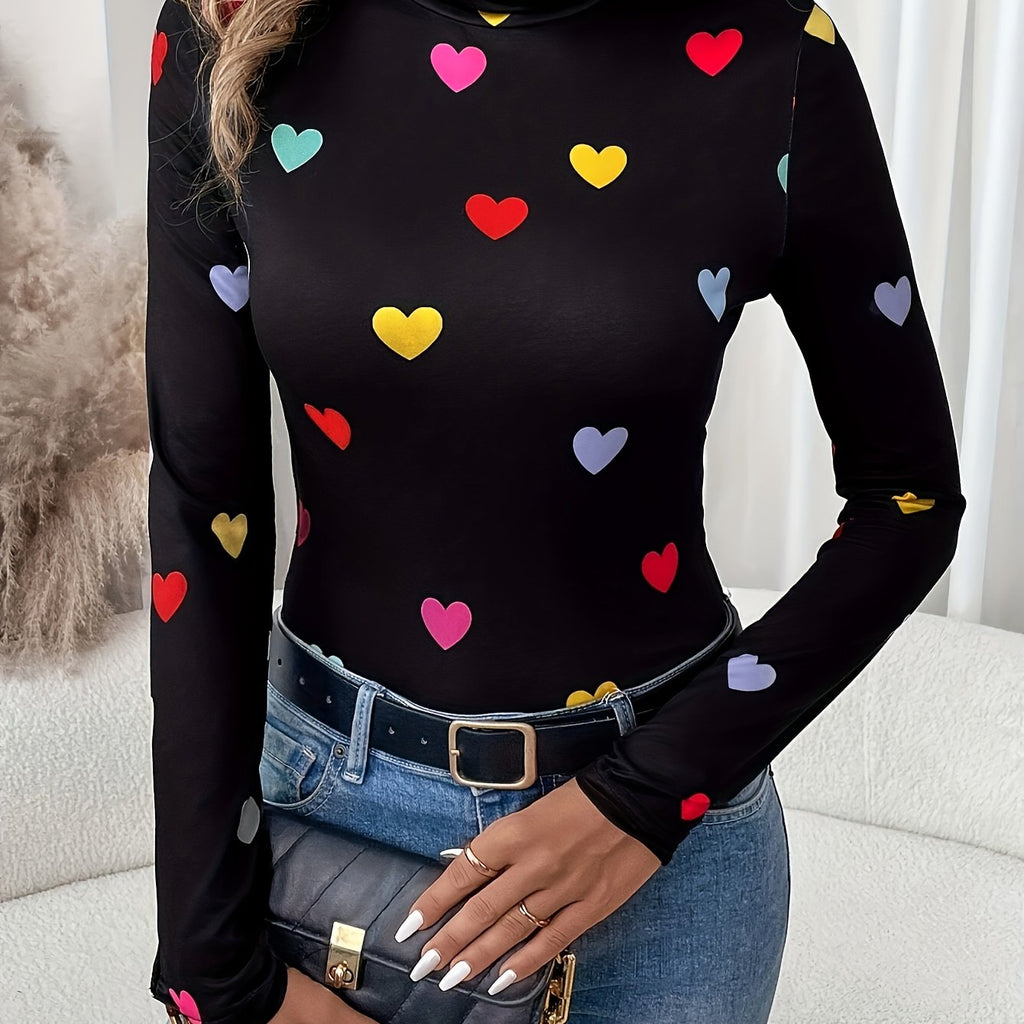 Miara | T-shirt Cuori Elegante