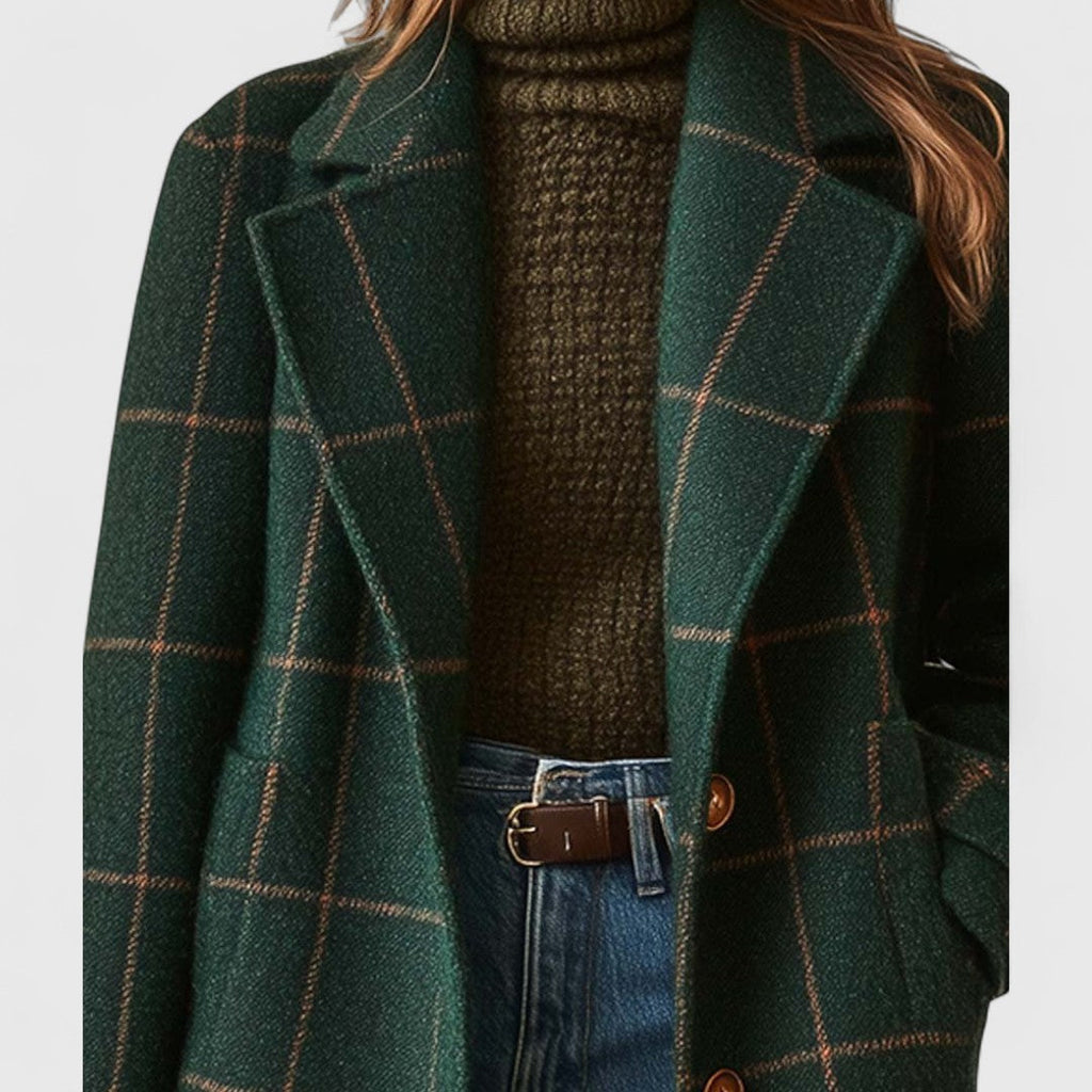 Joanie | Cappotto Elegante Quadri