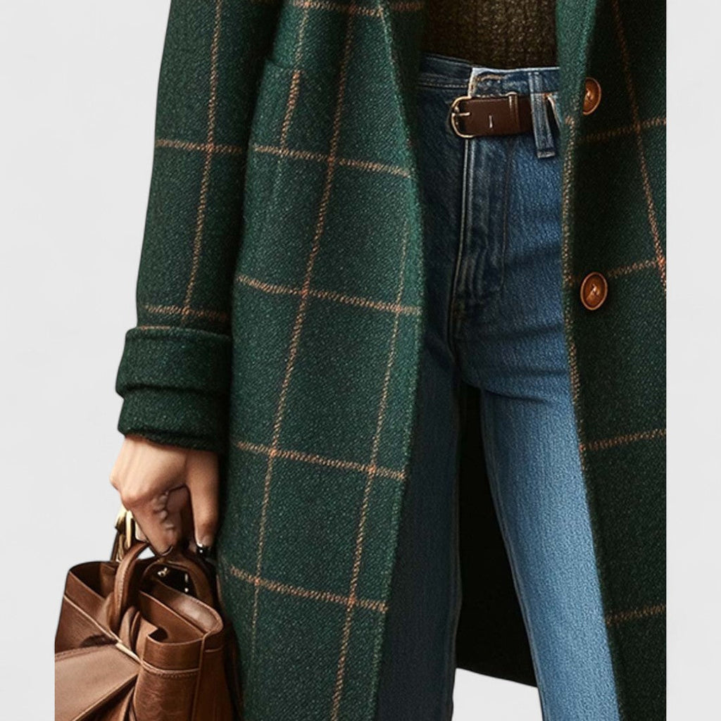 Joanie | Cappotto Elegante Quadri