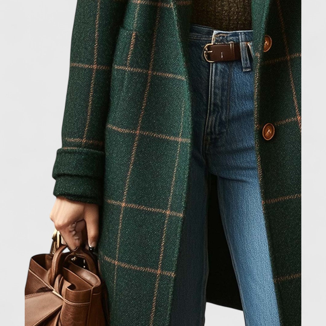 Joanie | Cappotto Elegante Quadri