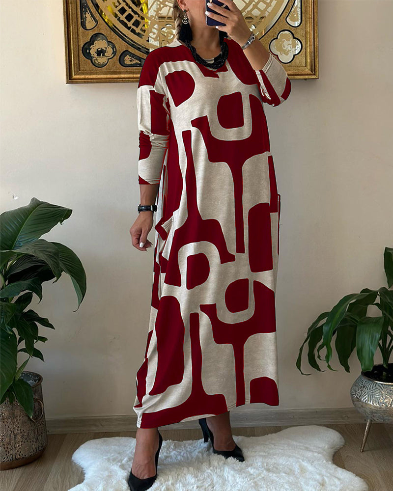 Certia | Abito Maxi Stampa