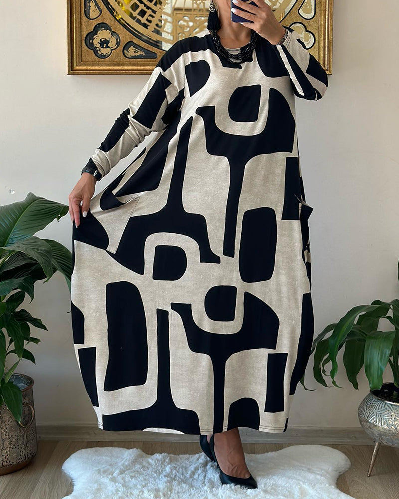 Certia | Abito Maxi Stampa