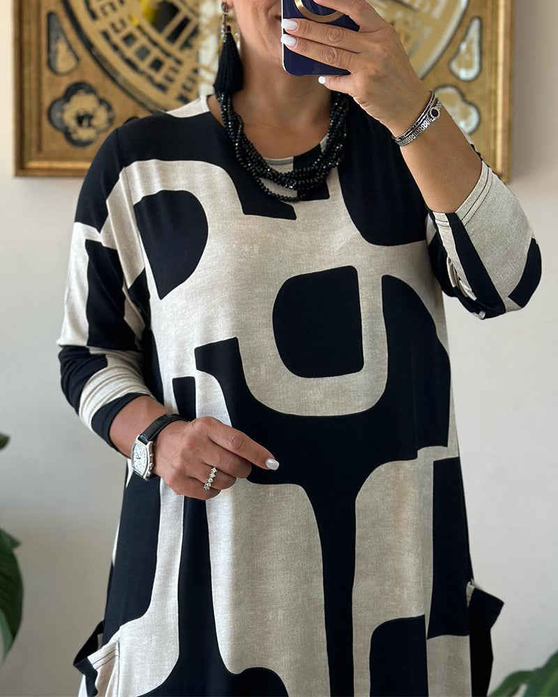 Certia | Abito Maxi Stampa