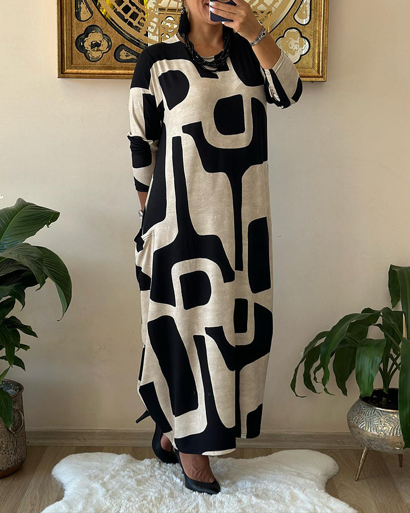 Certia | Abito Maxi Stampa