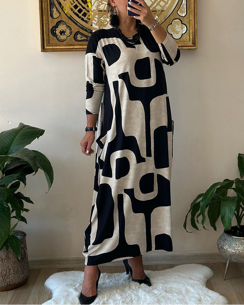 Certia | Abito Maxi Stampa