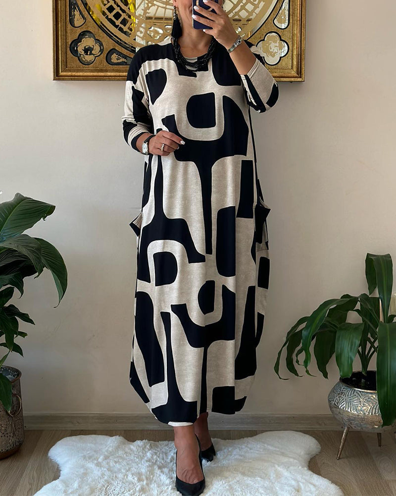 Certia | Abito Maxi Stampa