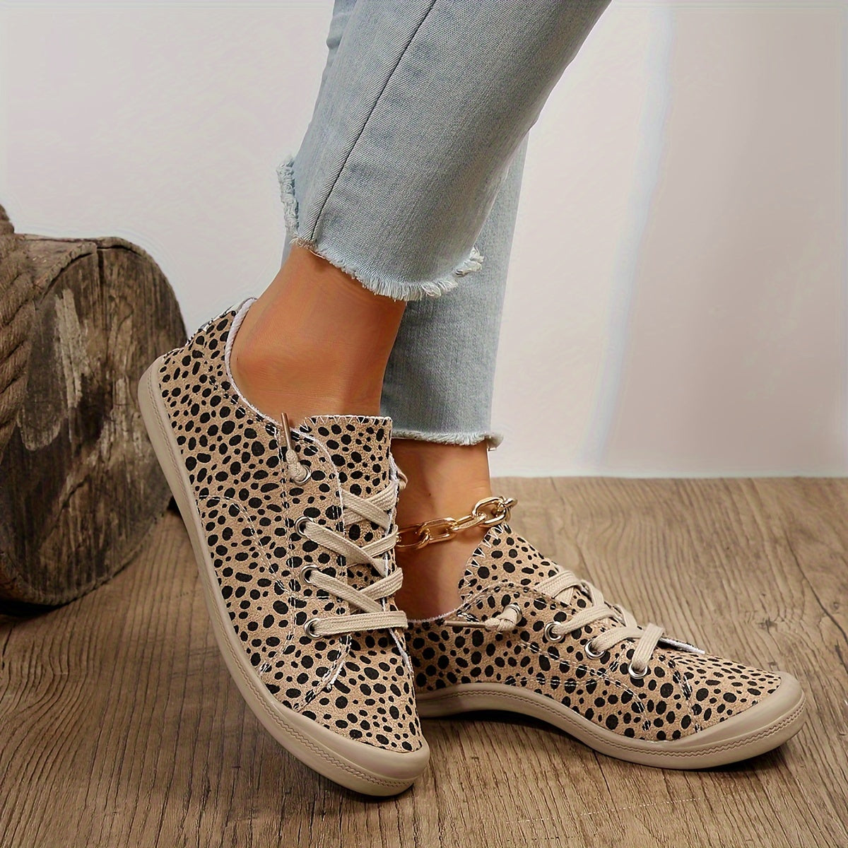 Renzo | Sneakers Leopardate Basse