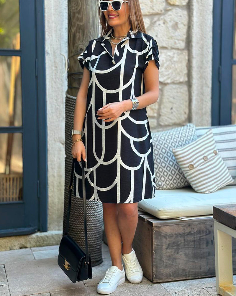 Virela | Abito Geometrico Casual