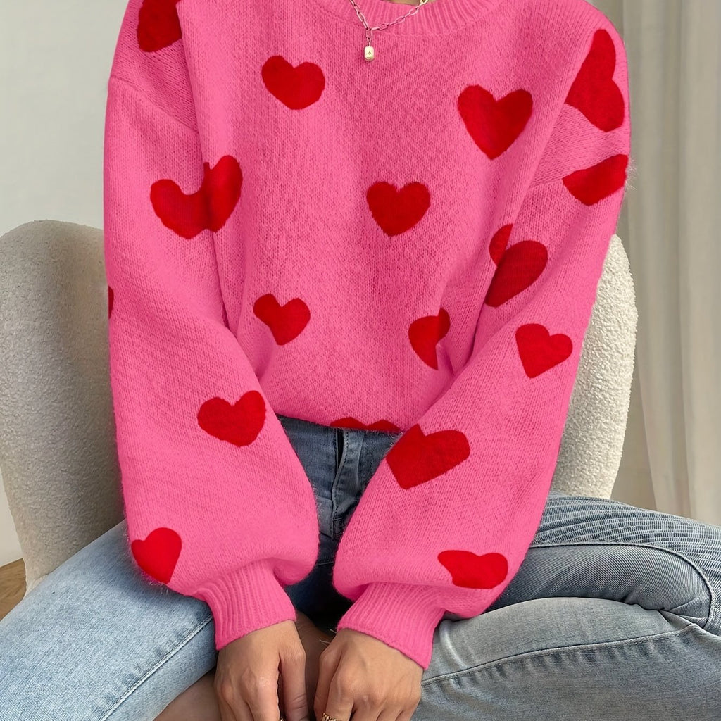 Saroe | Maglione Cuori Floreale