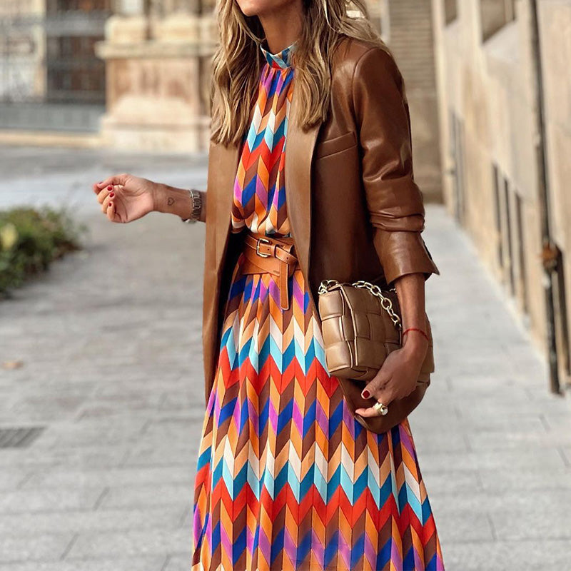 Calina | Abito Midi Stampa